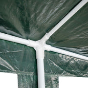 Gazebo PE 3X6M Outdoor Patio Shade Canopy Waterproof 6 Pieces Sidewalls Green