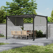 Outdoor Pergola Garden Awning Gazebo Canopy Party Barbecue Shelter Furniture