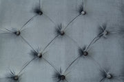 Large Square Footstool Coffee Table Upholstery Fabric Footstools Matching Button