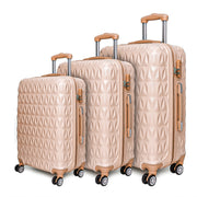 Hard Shell PC+ABS Cabin Suitcase 4 Wheel Travel Luggage Trolley Lightweight Case