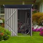5 X 3FT Metal Garden Shed Outdoor Storage Shed House Box Pent Roof Lockable