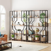 Tribesigns 5-Tier Bookshelf, Freestanding Tall Bookcases Display Shelf Storage