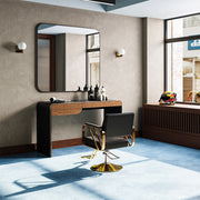 360° Swivel Barber Chair Hydraulic Adjustable Hairdressing Chair for Hair Salon