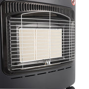 4.2Kw Portable Indoor Heater Butane Fire Calor Gas Cabinet With Regulator Hose