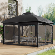 Aluminium Pergola Outdoor Garden Gazebos Summer Gazebo Large Canopy Patio Awning