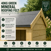 Total Sheds Pent Summer House Various Sizes Pressure Treated UK Manufactured