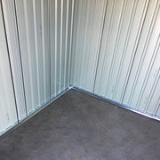 6 x 8 Metal Outdoor Garden Shed Storage House Apex Roof Floor Foundation Base