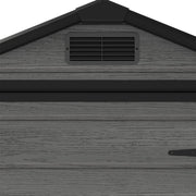 4.4x3.4FT Plastic Garden Shed All-Weather Tool Storage House with Window & Vents