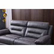 Lucca Grey Fabric Power Reclining Large 2 Seater Sofa