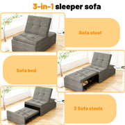 4-in-1 Multifunction Folding Sofa Bed Convertible Sleeper Chair Pull Out Lounge
