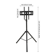 Heavy Duty Floor Tripod TV Stand, Height Adjustable TV Mount for 26‑55