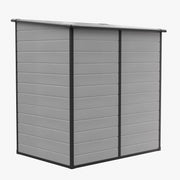 6'x4' 6'x6' Plastic Garden Storage Shed Outdoor Tool Storage House With Floor
