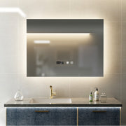 Large Rectangular LED Bathroom Mirror with illumination, Anti-Fog, Wall Mount