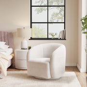 Oversized Large Teddy Swivel Armchair Tub Chair Boucle Upholstered Single Sofa