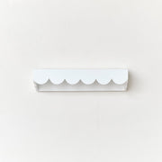 White Scalloped Wall Storage Shelf - 40cm