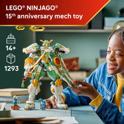 LEGO Ninjago Lloyd's Titan Mech 71860 1293 Pieces 15th Anniversary Toy Set