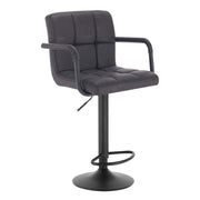 WOLTU 2X Bar Stools Chairs Breakfast Stools Kitchen PU Leather Adjustable Swivel