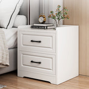 Modern Bedside Table Drawer Cabinet Bedroom Furniture Storage Nightstand White