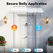 Door Canopy Awning Shelter Front Back Porch Outdoor Shade Patio Roof Rain Cover