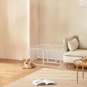 6 Panel Heavy Duty Pet Playpen Dog Puppy Exercise Fence Enclosure Indoor Outdoor
