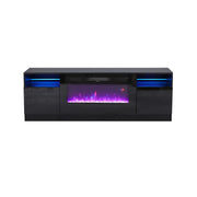 Fireplace TV Stand Metro Lane 178cm Wide with Closed Media Storage
