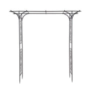 2M Garden Arch Metal Archway Gate Rose Vine Plants Climbing Trellis Heavy Duty