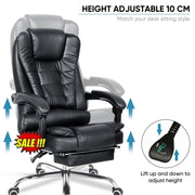 Executive Office Chair Massage Computer Desk Chair Swivel Recliner Gaming Chair