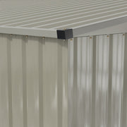 8x10 ft Metal Garden Shed Galvanized Steel Tools Utility Shed for Patio Backyard
