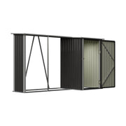 Large Plastic Shed 8x8 6x8 5x4FT Outdoor Garden Tools Storage House with 2 Doors