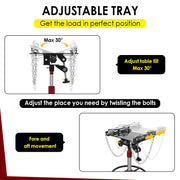 Hydraulic Transmission Jack 0.5T Heavy Duty Gearbox Auto Part Lifter Hoist Stand