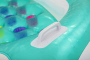INFLATABLE DOUBLE DESIGNER SWIMMING POOL BESTWAY LOUNGER AIRBED WATER LILO BOAT
