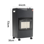 4.2kw Portable Gas Cabinet Heater Home Office Calor Butane With Hose & Regulator