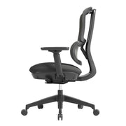 Dams Shelby Mesh Back Operator Office Chair Black Lumbar Support Ergonomic