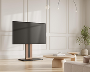FITUEYES TV Stand !SALE! Zen Series 55-88 Inch Floor Standing Height Adjustable