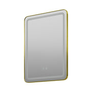 60x80cm Wall Bathroom Mirror with Illuminated LED Lights Touch Contorl Demister