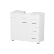 Under Sink Cabinet Bathroom Basin Unit Cupboard Storage Furniture & Shelf White
