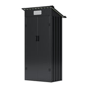 6x4ft 5x3ft 3x2ft Garden Storage Bike Tool Shed Sloped Roof Outdoor Garbage Bin