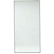 165x60cm Large Rectangular Full Length Mirror Freestanding Black Frame Bedroom