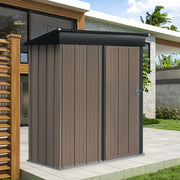 Garden Outdoor Metal Shed Steel Frame Storage Bike Tool Sheds with Lockable Door