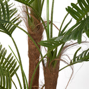 6ft Large Artificial Palm Tree Potted Realistic Fake Green Plant Indoor Outdoor