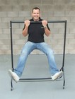 SUPER HEAVY DUTY CLOTHES RAIL 6ft Long x 5ft High Metal Garment Hanging Rack NEW