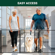 Pet Dog Pen 8 Panel Foldable Cat Puppy Playpen Indoor/Outdoor Enclosure Run Cage