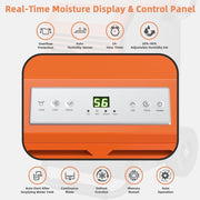 63L Commercial Dehumidifier Industrial Dehumidifier 5.5L Water Tank Mobile