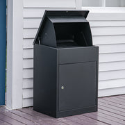 Lockable Large Parcel Delivery Drop Box Outdoor Secure Storage Letter Post Box