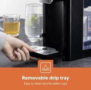 2.5L Instant Filtered Hot Water Dispenser/Kettle +3 Filters 45°-100°C 150-500ml