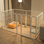 6 Panel Heavy Duty Pet Playpen Dog Puppy Exercise Fence Enclosure Indoor Outdoor