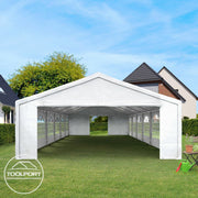 4x6m Marquee Gazebo Shelter Party Tent, PE 450 N white