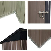 5 x 3ft Garden Lockable Bicycle Storage Bike Tool Box Shed Outdoor Garbage Bin