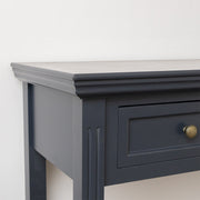 Navy Black 2 Drawer Console / Dressing Table - Daventry Navy Black Range