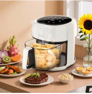 5L Digital Air Fryer Large Transparent Multifunction Oven Cooker 1800W Oil Free